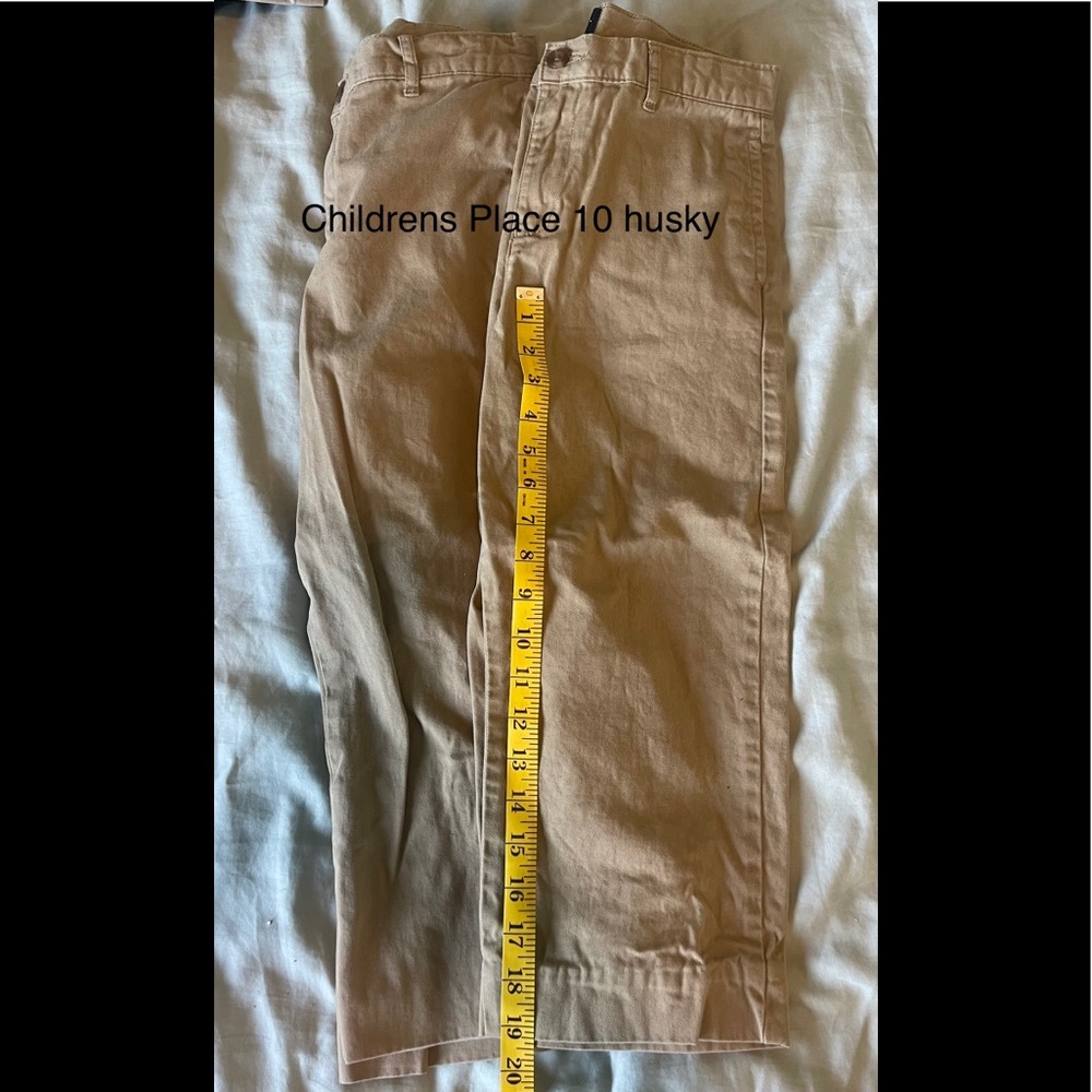 Childrens Place khaki uniform pants
